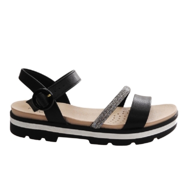 Modare Sandália Feminina Ultraconforto Ortopédica Brilho