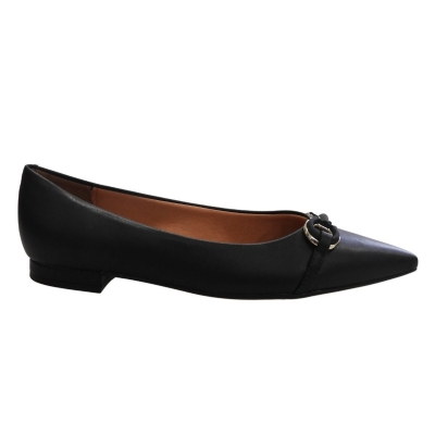 Vizzano Sapatilha Feminina Fivela Confortável Bico Fino